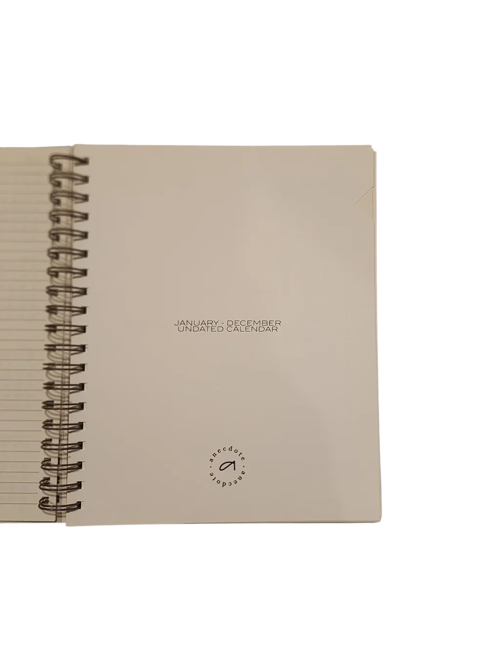Anecdote Spiral Planner w/2026-2027 Calendar (8.5